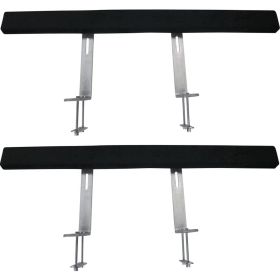 VEVOR Boat Trailer Guide-ons, 48", 2PCS Rustproof Steel Trailer Guide ons, Trailer Guides with Carpet-Padded Boards, Mounting Parts Included, for Ski)