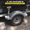 VEVOR Boat Trailer Guide-ons, 48", 2PCS Rustproof Steel Trailer Guide ons, Trailer Guides with Carpet-Padded Boards, Mounting Parts Included, for Ski)