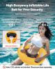 Manual Inflatable Belt Pack for Adults PFD Black CO2 Cylinder Not Included