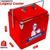 Yakimoto Classic Retro Metal Ice Chest, Multifunctional Portable Cooler With Bottle Opener 13L (14Qt), Keep Cold For A Long Time For Camping, Party, )