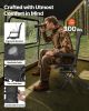 Hunting Chair 360° Swivel Silent Foldable Blind Chair with Armrests Steel Frame