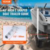 VEVOR Boat Trailer Guide, 43' Adjustable Design Trailer Guide Poles, 2PCS Rustproof Galvanized Steel Trailer Guide, Trailer Guides with PVC Pipes, fo)
