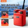 VEVOR Marine Fuel Tank, 6.34 Gallon/24L, Portable Boat Fuel Gas Tank for Outboard Engine Boats, Plastic Outboard Marine Boat Fuel Tank with Hose, Eas)