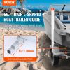 VEVOR Marine Trailer Guide Set, 62'' with LED Illumination, Pair of Steel Anti-Rust Guide Poles, Equipped with PVC Sleeves, Ideal for Ski, Fishing, o)