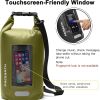 Waterproof Dry Bag 10L/20L/30L; Fishing Bag With Clear Phone Case; Roll Top Lightweight Floating Backpack Dry Sack; Keeps Gear Dry For Kayaking; Camp)